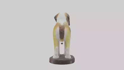 3D model Saint Bernard statue model VR / AR / low-poly