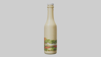 Salad Dressing Bottle model 3D model