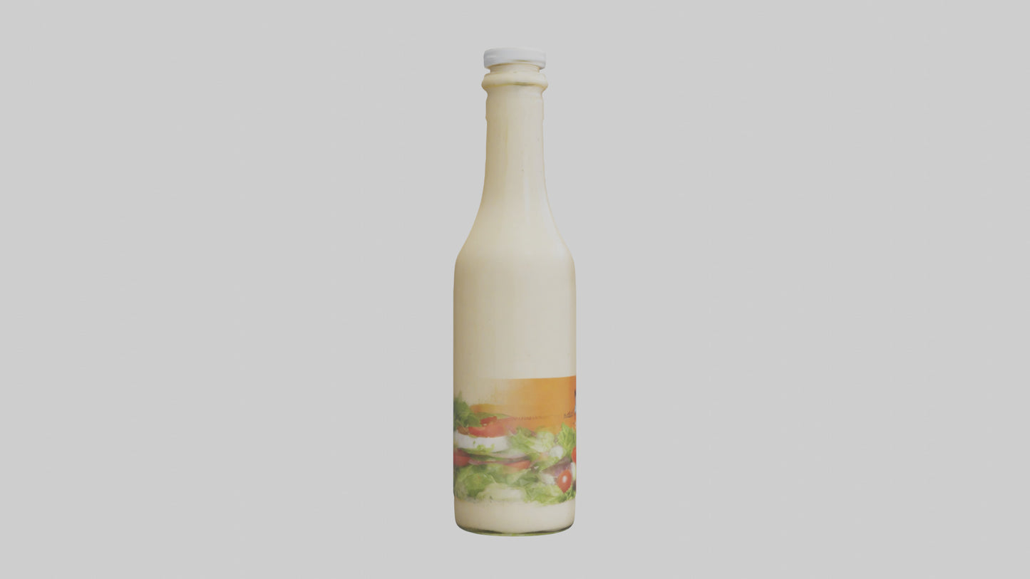 Salad Dressing Bottle model 3D model