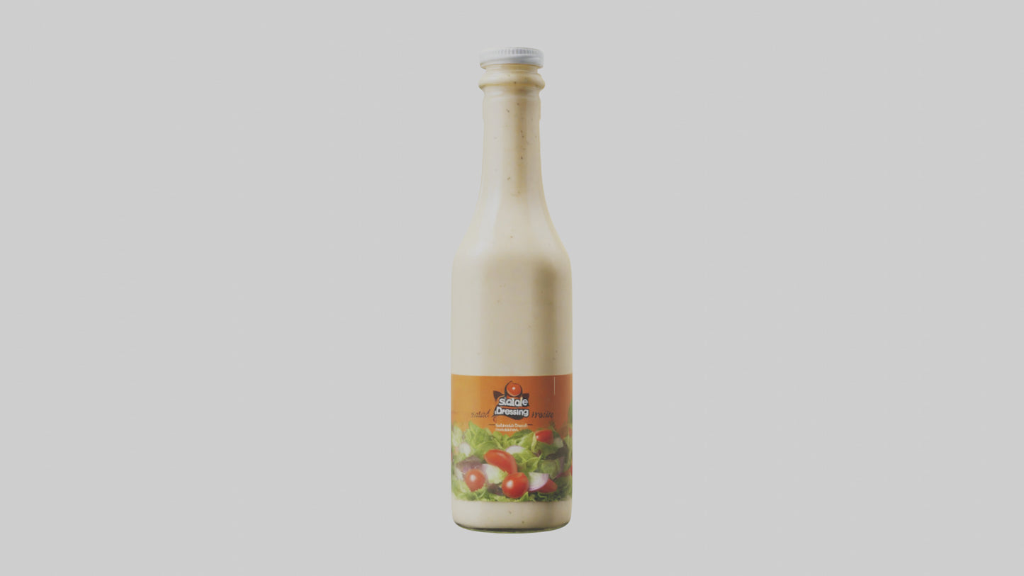 Salad Dressing Bottle model 3D model