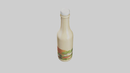 Salad Dressing Bottle model 3D model