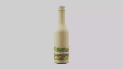 Salad Dressing Bottle model 3D model
