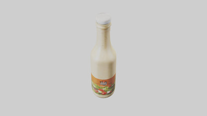 Salad Dressing Bottle model 3D model