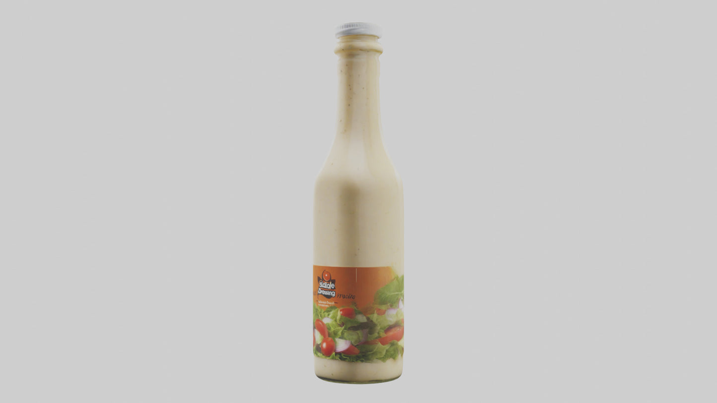 Salad Dressing Bottle model 3D model