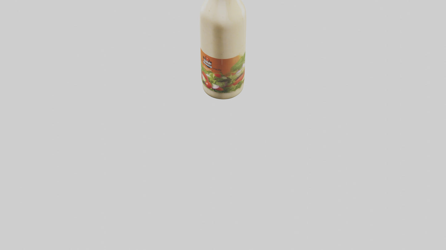 Salad Dressing Bottle model 3D model