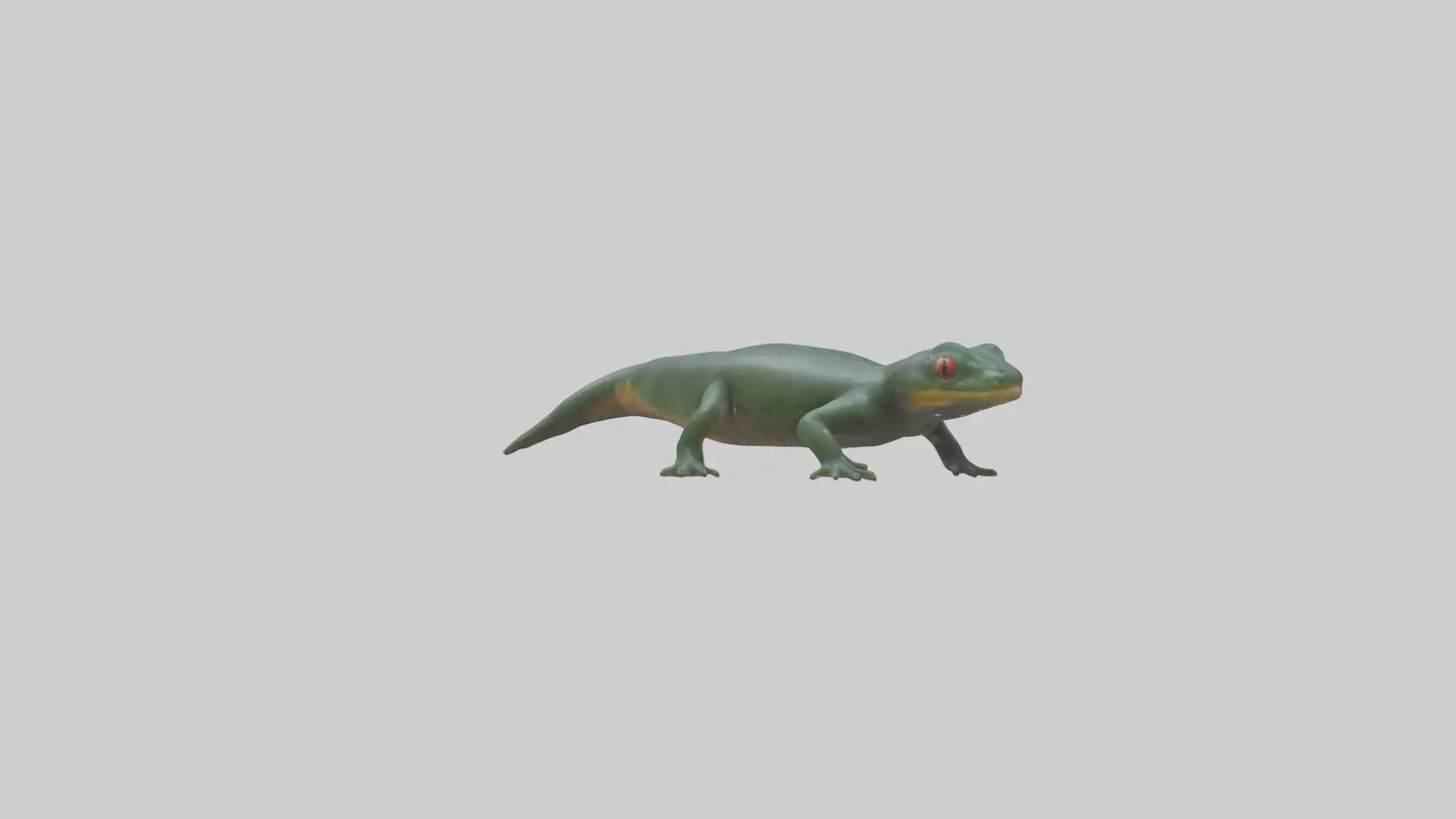 Salamander crawling model 3D model