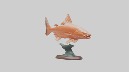 Salmon statue model 3D model