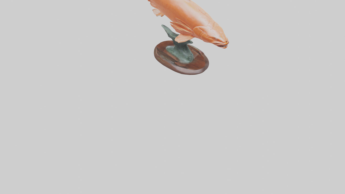 Salmon statue model 3D model