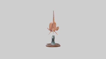Salmon statue model 3D model