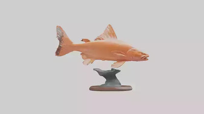 Salmon statue model 3D model