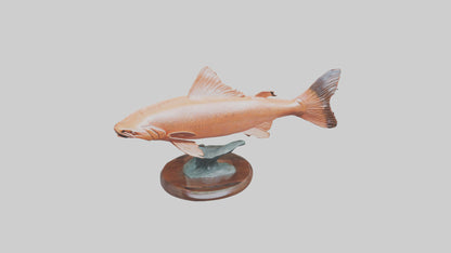 Salmon statue model 3D model
