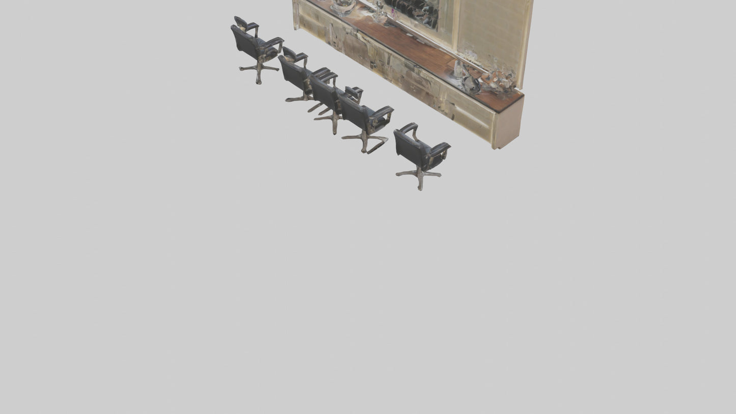 3D model Salon VR / AR / low-poly