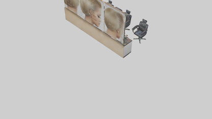 3D model Salon VR / AR / low-poly