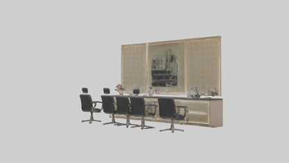 3D model Salon VR / AR / low-poly