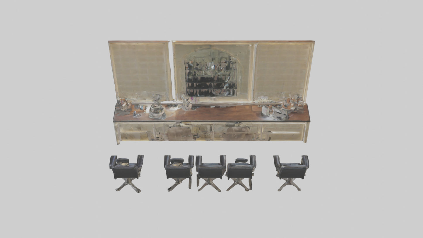 3D model Salon VR / AR / low-poly