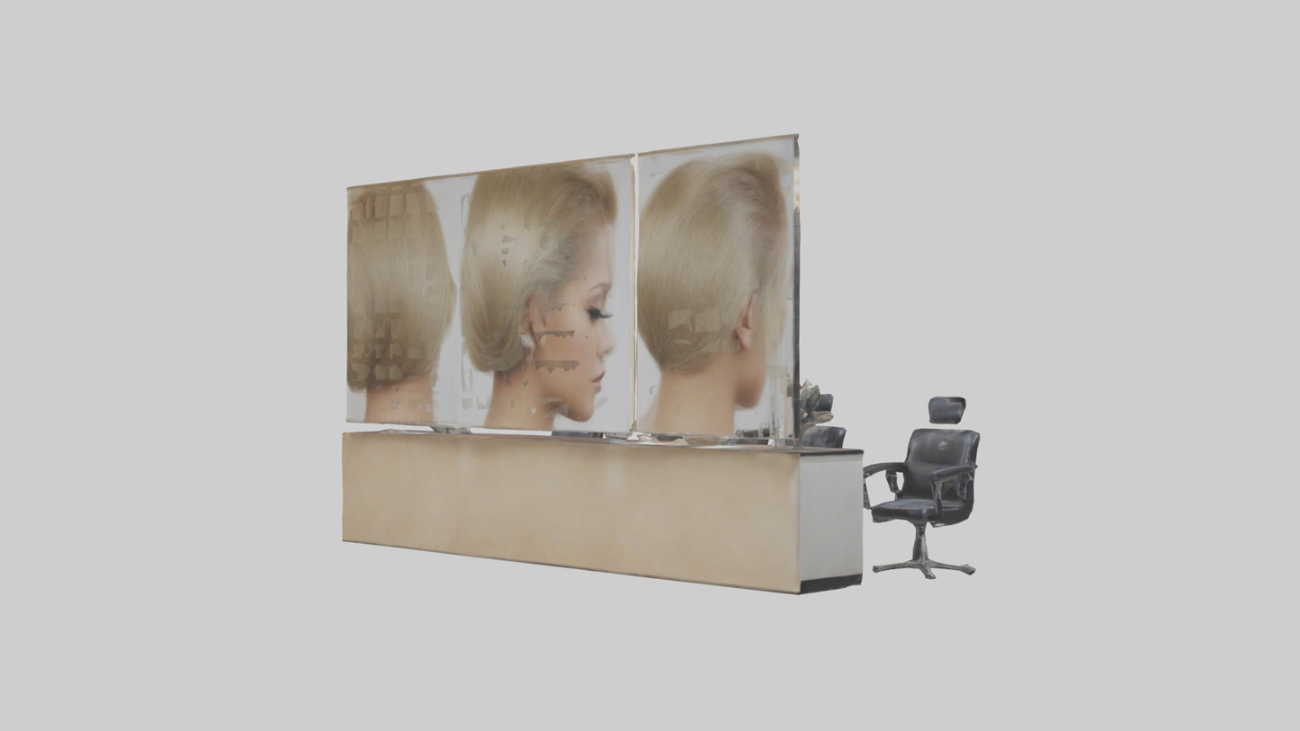 3D model Salon VR / AR / low-poly