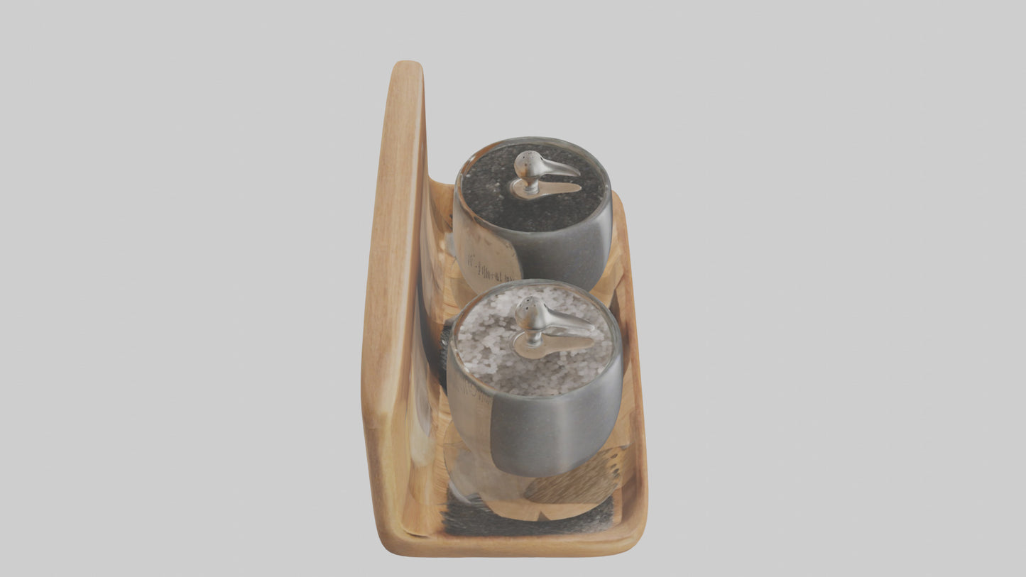 3D model Salt and Pepper Set model VR / AR / low-poly