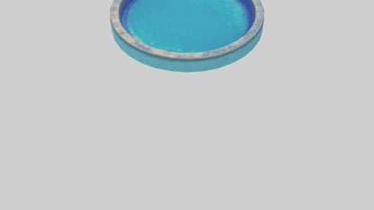 3D model Saltwater Pool model VR / AR / low-poly