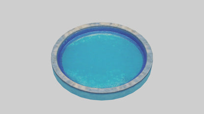 3D model Saltwater Pool model VR / AR / low-poly