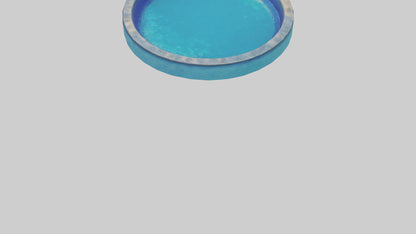 3D model Saltwater Pool model VR / AR / low-poly