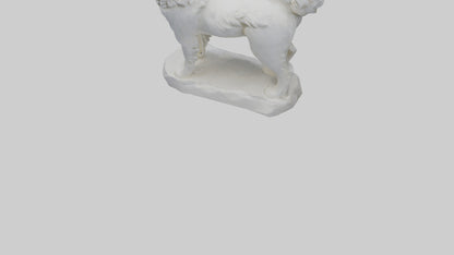 Samoyed statue model 3D model