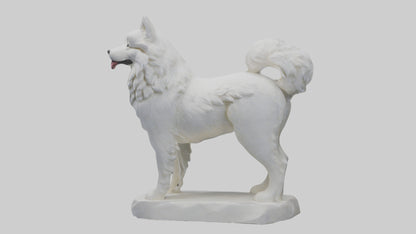 Samoyed statue model 3D model