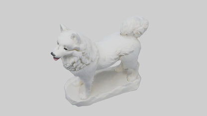 Samoyed statue model 3D model