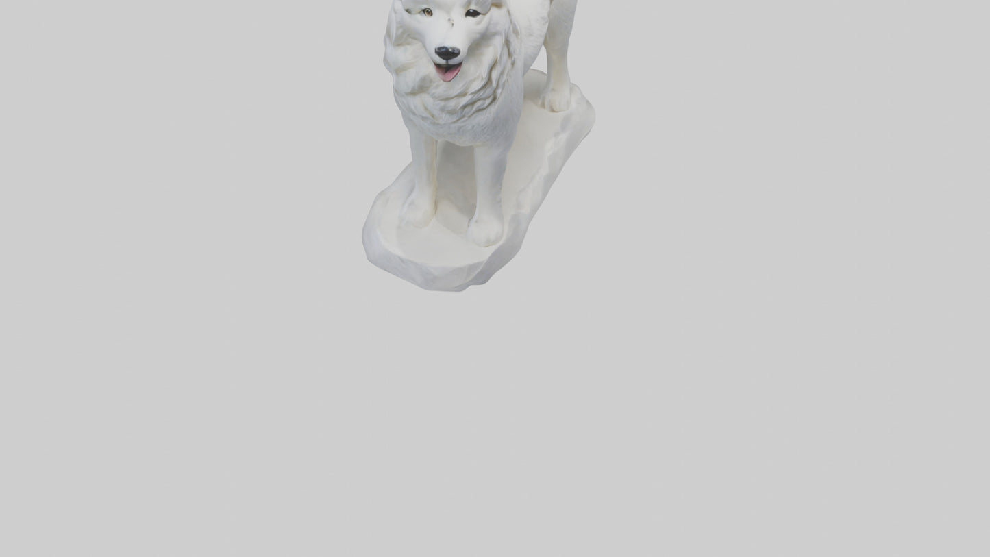 Samoyed statue model 3D model