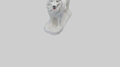 Samoyed statue model 3D model