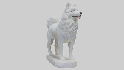 Samoyed statue model 3D model