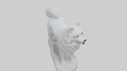 Samoyed statue model 3D model