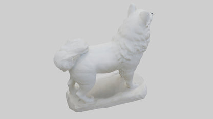 Samoyed statue model 3D model