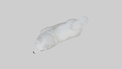 Samoyed statue model 3D model