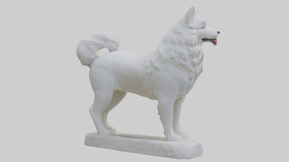 Samoyed statue model 3D model