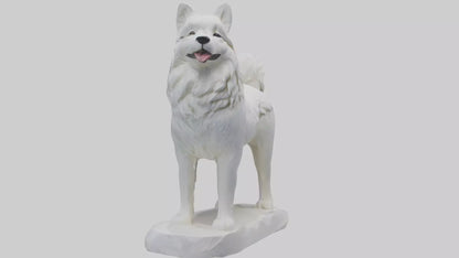 Samoyed statue model 3D model