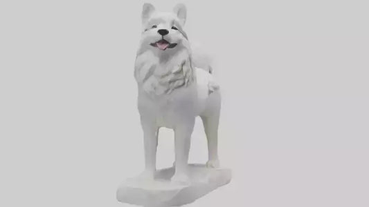 Samoyed statue model 3D model