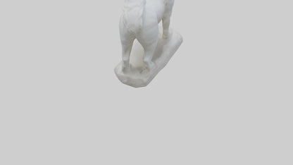 Samoyed statue model 3D model
