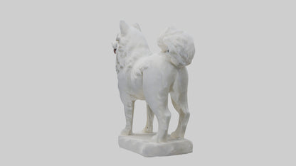 Samoyed statue model 3D model