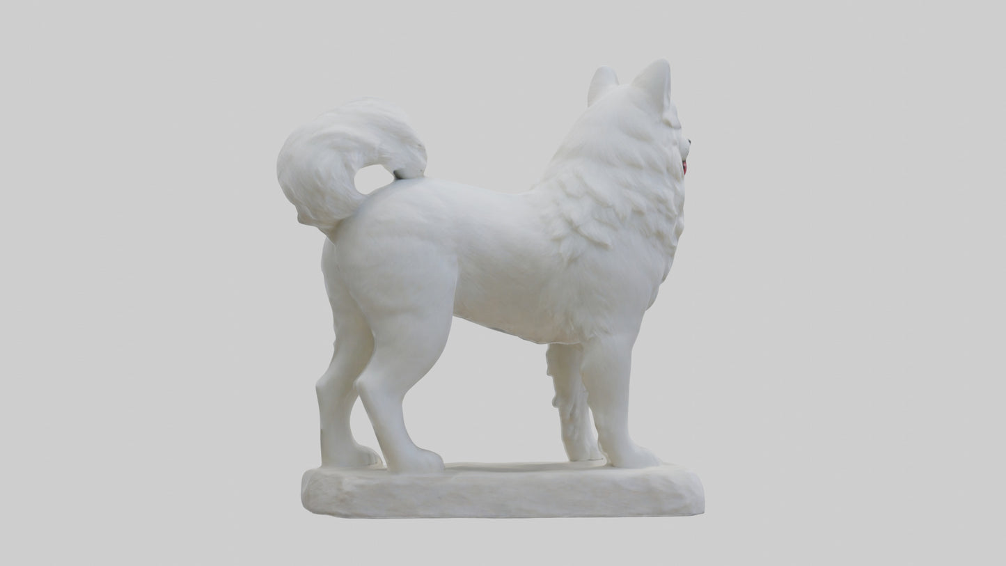 Samoyed statue model 3D model
