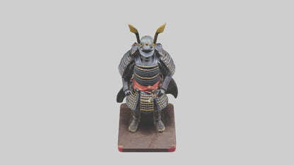 Samurai statue model 3D model