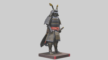 Samurai statue model 3D model