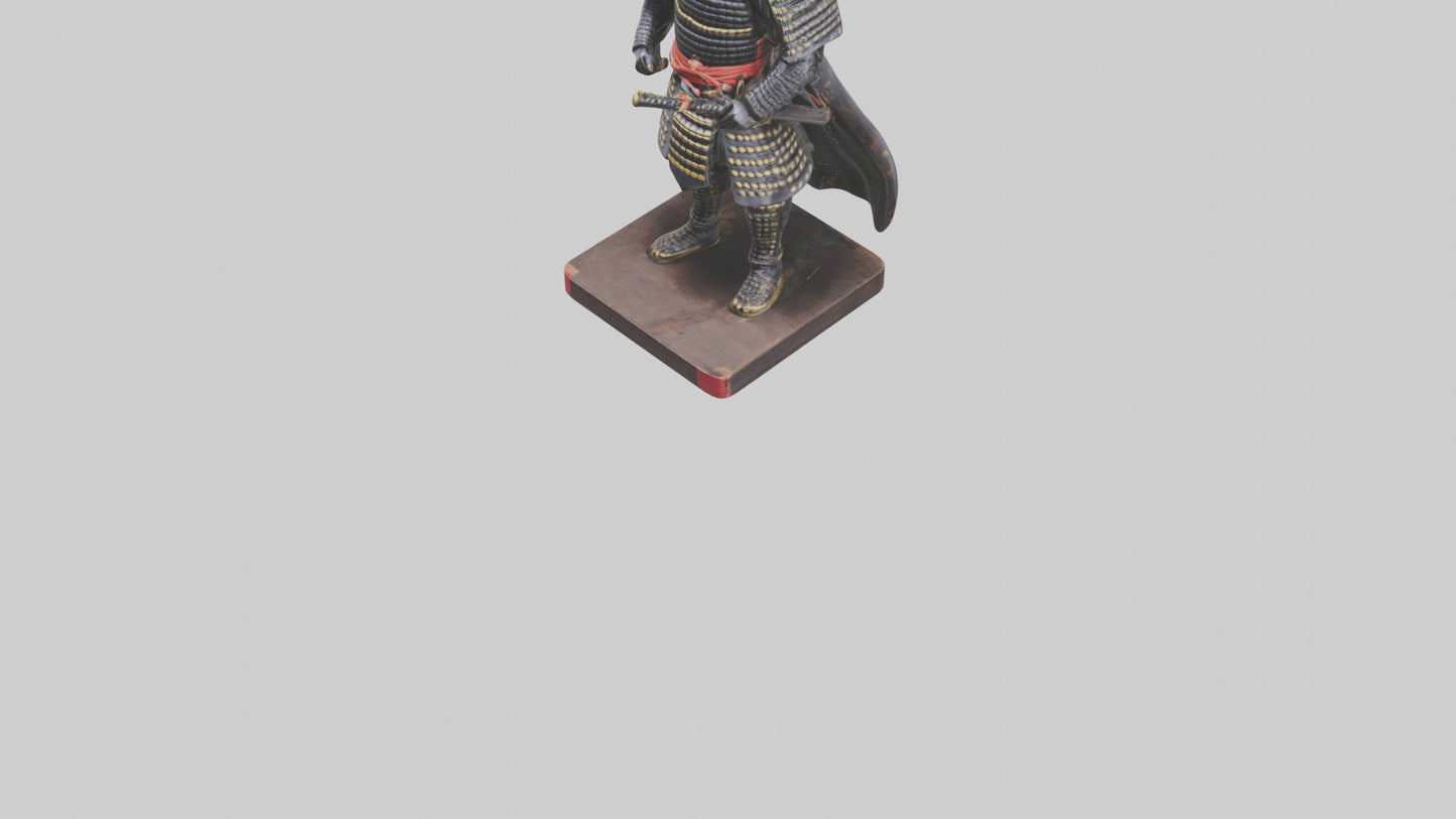 Samurai statue model 3D model