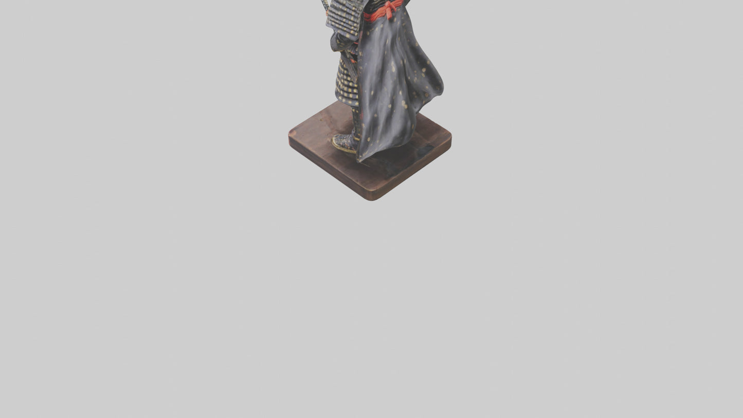 Samurai statue model 3D model