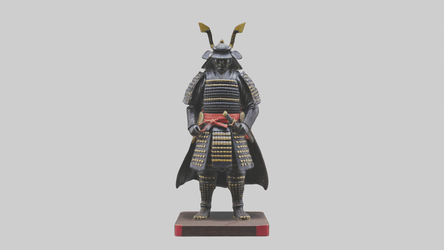 Samurai statue model 3D model