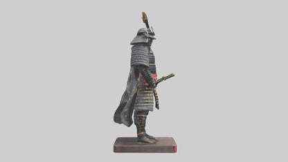 Samurai statue model 3D model