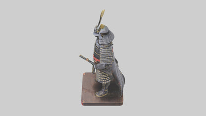Samurai statue model 3D model