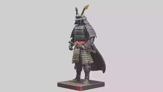 Samurai statue model 3D model
