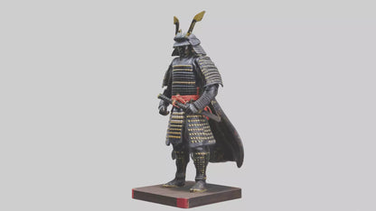 Samurai statue model 3D model