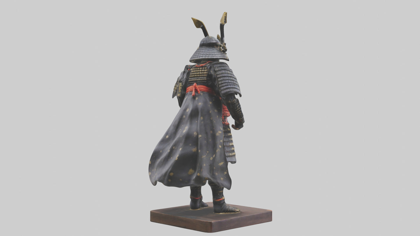 Samurai statue model 3D model