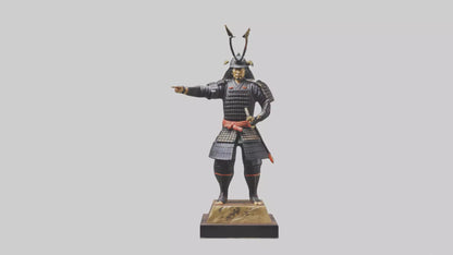 Samurai warrior statue model 3D model